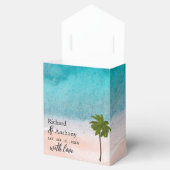 海ビーチパーム結婚ツリー フェイバーボックス (オープン)