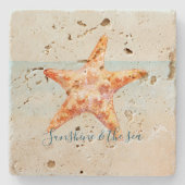 海ビーチヒトデ    ストーンコースター (正面)