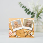 海ビーチヒトデSeashells写真2 ポストカード (スタンド正面)