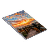 海ビーチビュートロピカルサンセットパラダイスドリーム ノートブック (右側)