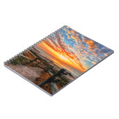 海ビーチビュートロピカルサンセットパラダイスドリーム ノートブック (左側)