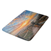 海ビーチビュートロピカルサンセットパラダイスドリーム バスマット (アングル)