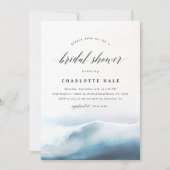 海ビーチブライダルシャワー 招待状 (正面)