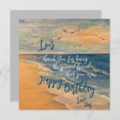 海ビーチブリーズノートカード サンキューカード (正面/裏面)