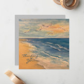 海ビーチブリーズノートカード ノートカード (正面/裏面インサイチュ)