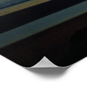 海ビーチポスター(自宅またはオフィス用) ポスター (角)