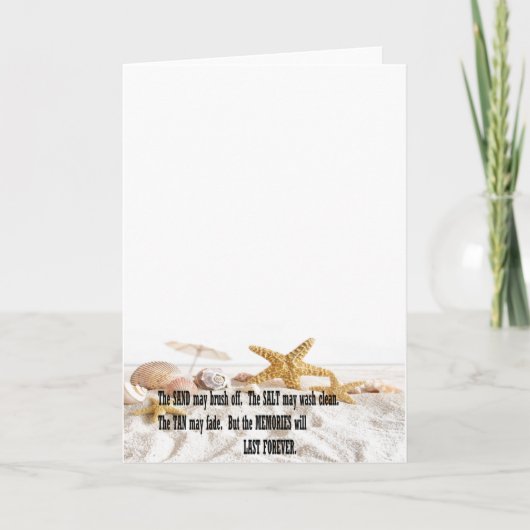 海ビーチメモリ カード (正面)