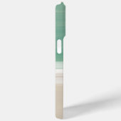 海ビーチモダンの水彩ブラシストローク名 Case-Mate iPhoneケース (裏面 / 右)