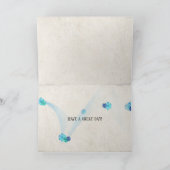 海ビーチ付感動的引用文 カード (内部)