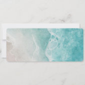 海ビーチ写真搭乗券 セーブザデート (裏面)