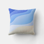 海ビーチ抽象芸術アートワーク | クッション (裏面)