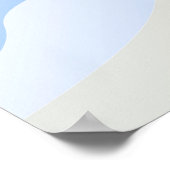 海ビーチ抽象芸術アートワーク | ポスター (角)