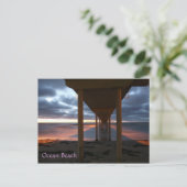海ビーチ桟橋 ポストカード (スタンド正面)