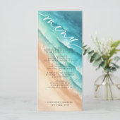 海ビーチ水の色エレガント メニュー (スタンド正面)