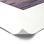 海ビーチ波プリント ポスター (角)