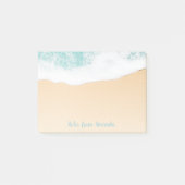 海ビーチ波 – トロピカルネーム ポストイット (正面)