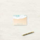 海ビーチ波 – トロピカルネーム ポストイット (デスク上)