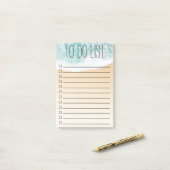 海ビーチ波 – 熱帯リスト ポストイット (デスク上)