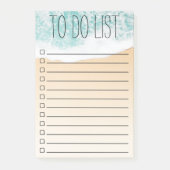 海ビーチ波 – 熱帯リスト ポストイット (正面)