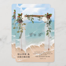 海ビーチ熱帯フローラキャノピーユニーク結婚ズ