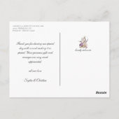 海ビーチ結婚式有志フォトカードはがき ポストカード (裏面)