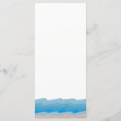 海ビーチ誕生会 メニュー (裏面)