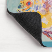 海ビーチ魚水色コンピュータマウスマットパッド マウスパッド (コーナー)