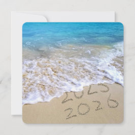 海ビーチ2025年新年のパーティー 招待状