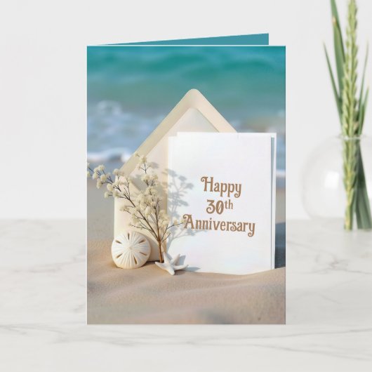 海ビーチ30周年記念 カード (正面)