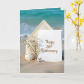 海ビーチ30周年記念 カード (黄色い花)