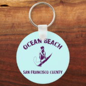 海ビーチ キーホルダー (正面)