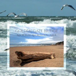 海ビーチ，クリフハウス，ゲートウェイNRA, CA ポストカード