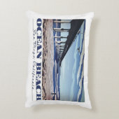 海ビーチ、サンディエゴ、カリフォルニア アクセントクッション (裏面(縦))