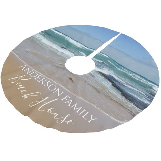 海ビーチ ブラッシュドポリエステルツリースカート (アングル)