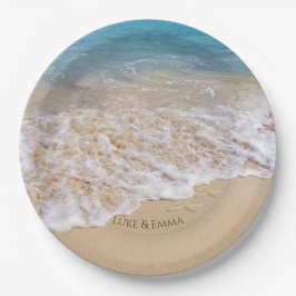 海ビーチ ペーパープレート