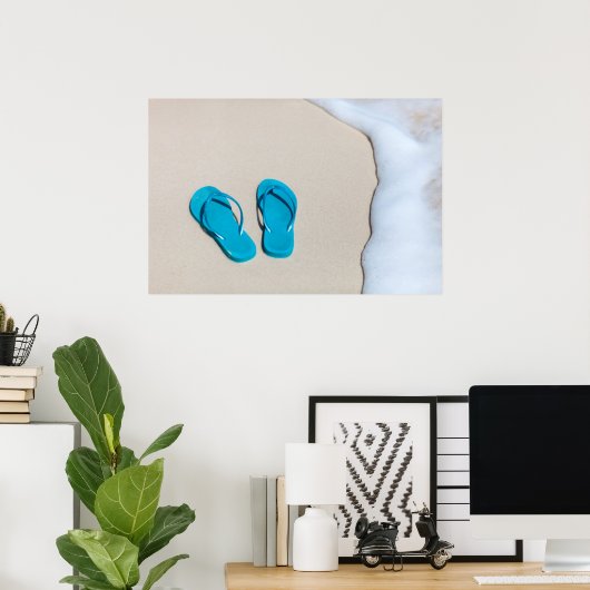 海ビーチ ポスター (ホームオフィス)