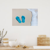 海ビーチ ポスター (キッチン)