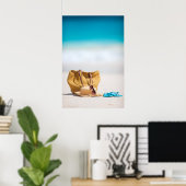 海ビーチ ポスター (ホームオフィス)