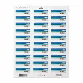 海ビーチ ラベル (フルシート)