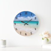 海ビーチ ラージ壁時計 (ホーム)