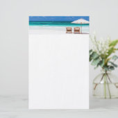 海ビーチ 便箋 (スタンド正面)