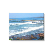 海ビーチ, CALIFORNIAキャンバス