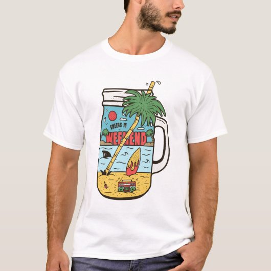 海ビーチjar tシャツ (正面)