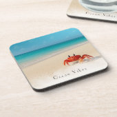 海ビーブ – カスタマイズ可能なかわいいコルク コースター (左側)