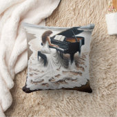 海ピアニスト遊アグランドピアノール クッション (ブランケット)