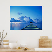 海ピア波止場ポスター ポスター (キッチン)