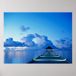 海ピア波止場ポスター ポスター