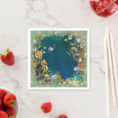 海ファンシーの誕生日会の下で スタンダードカクテルナプキン (インサイチュ)