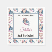 海ファンタジーマーメイドキャットキッズパーティー