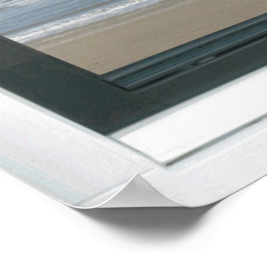 海フェイクウィンドウビューポスター ポスター (角)